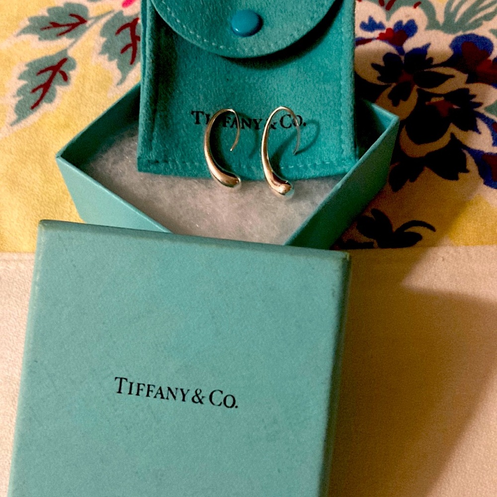 Tiffany & Co. Silver Minimalist Earrings